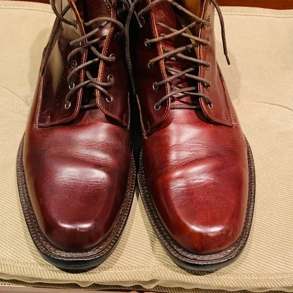 Carlo Morandi Leather Ankle Buckled Boots. - Picture 3 of 14